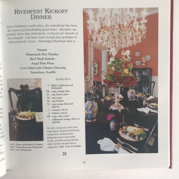 Ambrosia Cookbook Vicksburg Mississippi Southern Recipes Junior Auxiliary - Picture 8 of 8